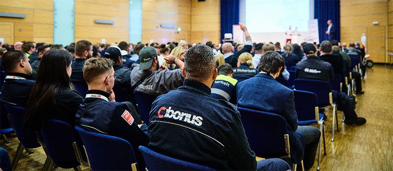 CIBORIUS employees at the BDSW - Training and Further Education Day