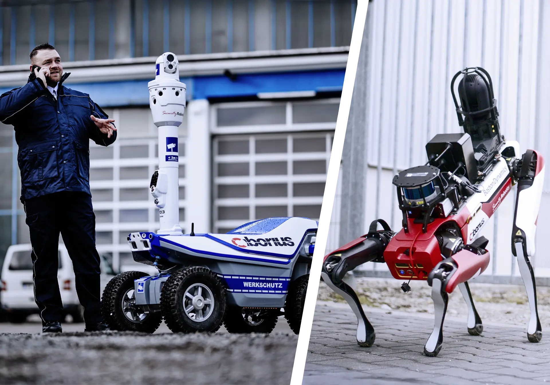 CIBOTICS Sicherheitsroboter Objektschutz der CIBORIUS Gruppe